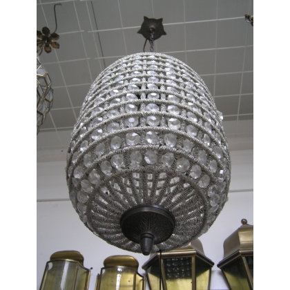 Electrified crystal chandelier from Moinat SA – Antiques and home décor