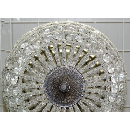 Electrified crystal chandelier from Moinat SA – Antiques and home décor