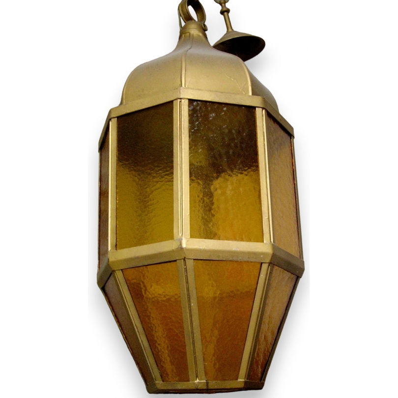 Gilded iron hanging lantern, from  Moinat SA  - Antiques and home décor