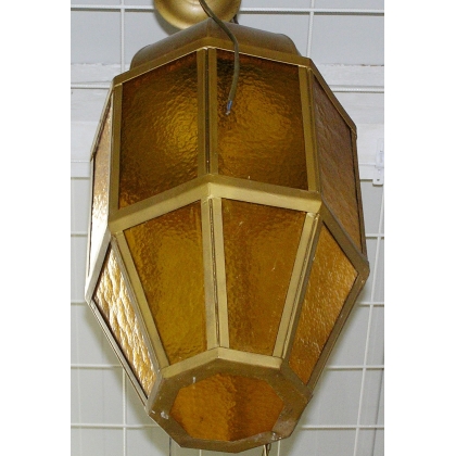 Gilded iron hanging lantern, from  Moinat SA  - Antiques and home décor