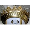 Hanging lantern with wreath by Moinat SA – Antiques and home décor