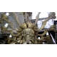 Lustre Napoleon III en bronze, 12 feux