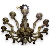 Napoleon III bronze chandelier, 12 lights, by  Moinat SA  - Antiques and home décor