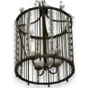 Patinated brass hanging lantern by Moinat SA – Antiques and home décor