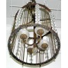 Patinated brass hanging lantern by Moinat SA – Antiques and home décor