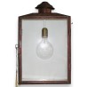 Rectangular iron wall sconce at  Moinat SA  - Antiques and home décor