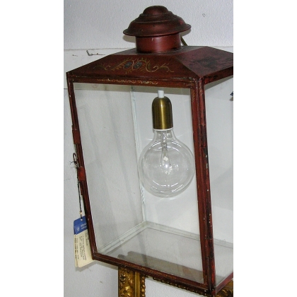 Rectangular iron wall sconce at  Moinat SA  - Antiques and home décor