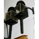 Paire de lampes de fiacre en laiton