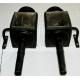 Paire de lampes de fiacre en laiton