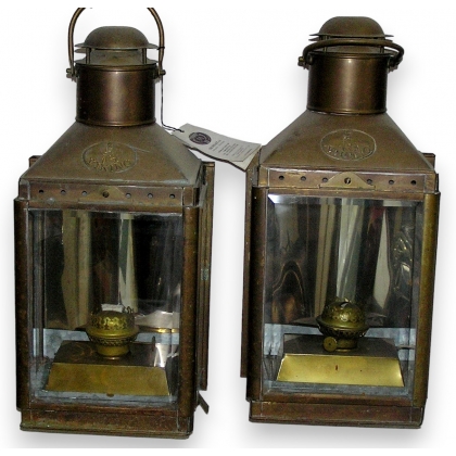 Pair of English lanterns at  Moinat SA  - Antiques and home décor