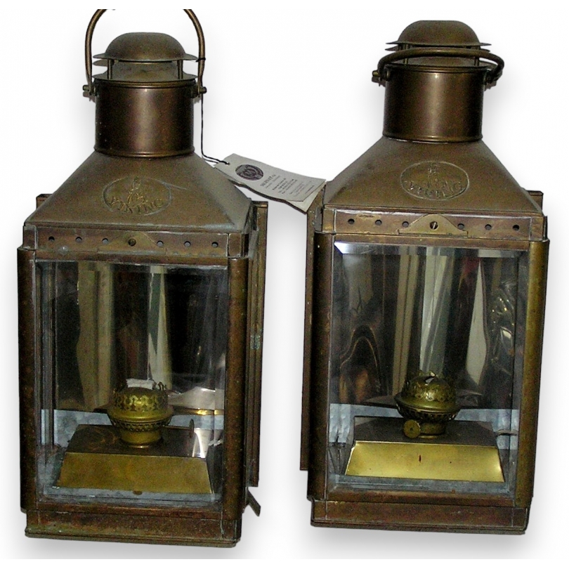 Pair of English lanterns at  Moinat SA  - Antiques and home décor