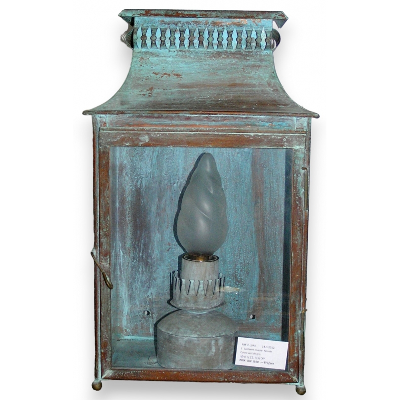 Lanterne murale, modèle Pétrole