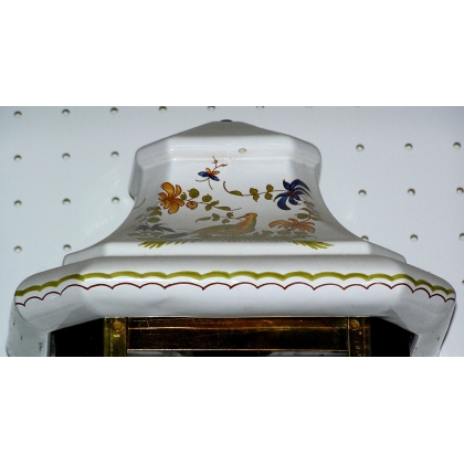  Lanterne-applique en céramique blanche, sur  Moinat SA  - Antiquités décoration