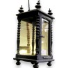 Wood and brass hanging lantern, available from  Moinat SA  - Antiques and home décor