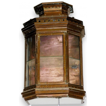  Lanterne en cuivre sur  Moinat SA  - Antiquités décoration
