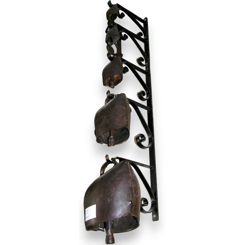 A set of iron cowbells at  Moinat SA  - Antiques and home décor