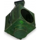 Lanterne de fiacre, peinte en vert