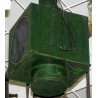 Lanterne de fiacre, peinte en vert