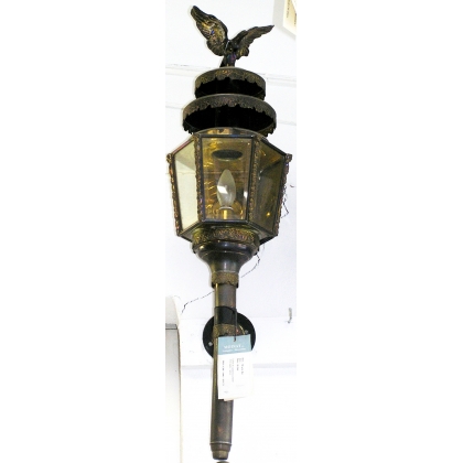 Pair of lanterns with brass eagles by  Moinat SA  - Antiques and decorative items