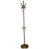 Patinated brass coat rack, 4 arms, by Moinat SA – Antiques and home décor