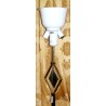 Floor lamp with lampshade, gilded brass, from Moinat SA – Antiques and home décor