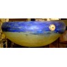 Yellow-and-blue glass paste pendant light, from  Moinat SA  - Antiques and home décor