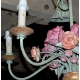 Lustre fer peint, 5 lumières