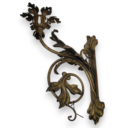  Applique "Fleur" en fer forgé sur  Moinat SA  - Antiquités décoration