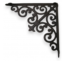 Petite console en fonte brune