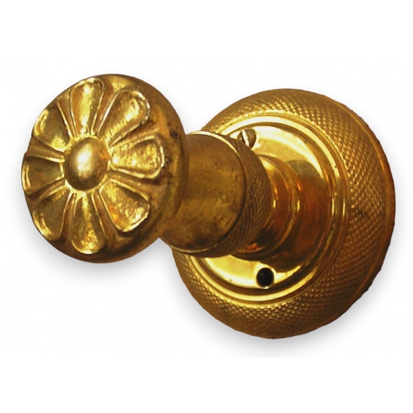 Bouton de porte en bronze doré