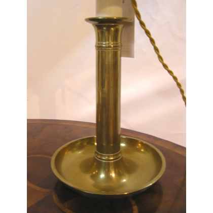  Lampe-bougeoir laiton avec abat-jour sur  Moinat SA  - Antiquités décoration