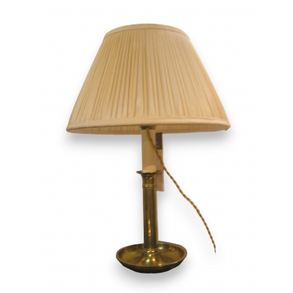  Lampe-bougeoir laiton avec abat-jour sur  Moinat SA  - Antiquités décoration