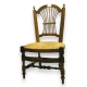 Chaise provençale siège paillé