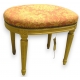 Tabouret ovale style Louis XVI