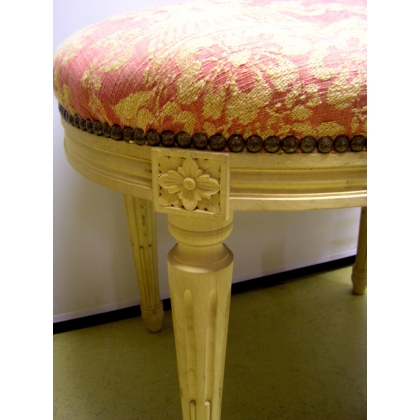Oval Louis XVI-style stool from  Moinat SA  - Antiques and home décor