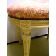 Tabouret ovale style Louis XVI