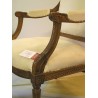 Louis XVI-style armchair, backrest by  Moinat SA  - Antiques and interior design