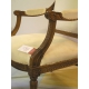Fauteuil style Louis XVI, dossier