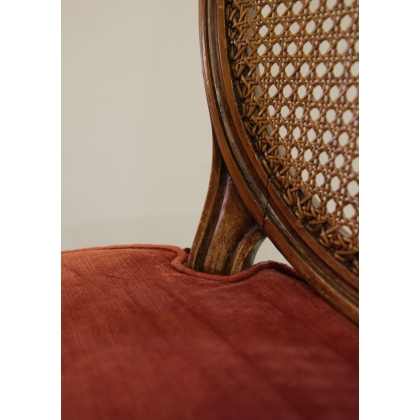 Chaise style Louis XVI en hêtre