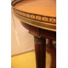  Table ronde style Regency en acajou, sur  Moinat SA  - Antiquités décoration