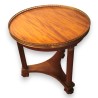  Table ronde style Regency en acajou, sur  Moinat SA  - Antiquités décoration