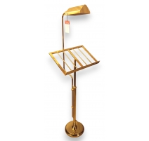 Lampadaire sur pied, réflecteur avec lutrin