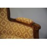 Bergère style Louis XVI en noyer