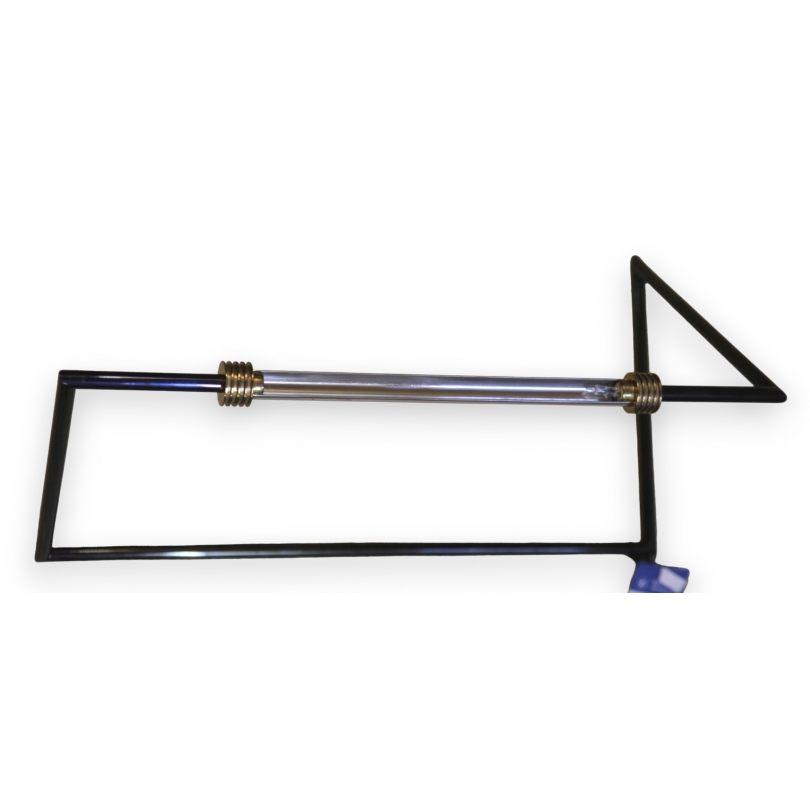  Lampe "Triangonoa" canon de fusil, sur  Moinat SA  - Antiquités décoration