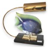  Lampe  en laiton avec Poisson en sur  Moinat SA  - Antiquités décoration