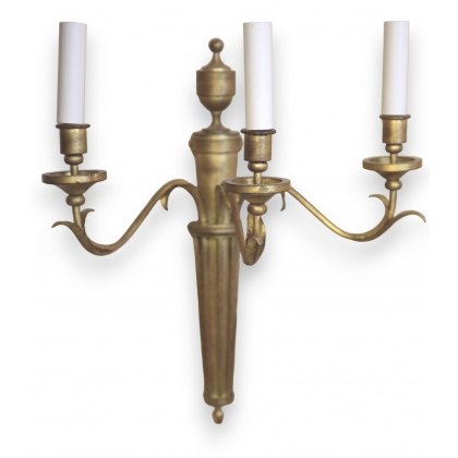 Pair of Louis XVI-style wall lights by  Moinat SA  - Antiques and home décor