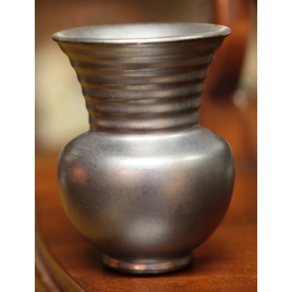 Vase de la Poterie du Léman anthracite