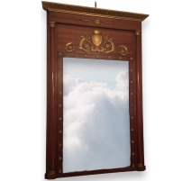Empire wall mirror, columns. M