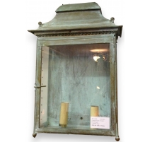 Lanterne murale "Chantilly" couleur vert de gris