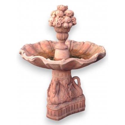 Brunnen „Obstschale“ aus Ton bei Moinat SA – Antiquitäten und Dekoration